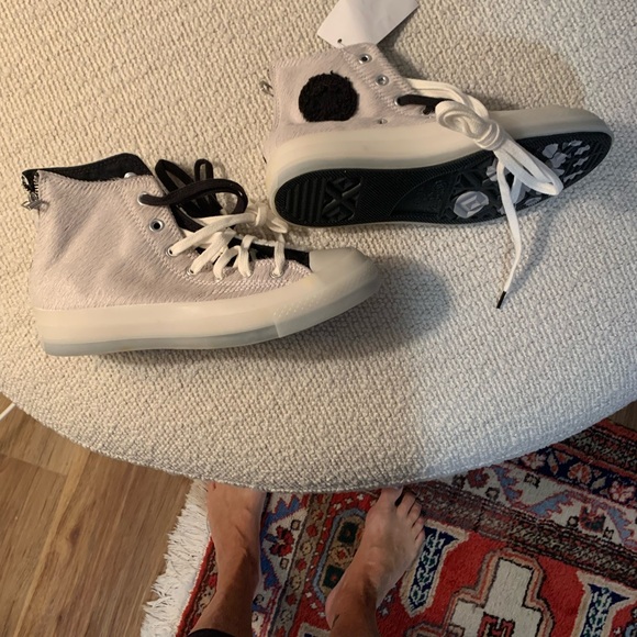 Converse Funky White/Black Chuck Taylor Sneakers💕👟 - Picture 5 of 10